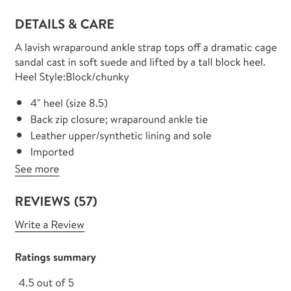 Sam Edelman “Yarina” Suede Cage Heels SZ8.5 NWOB - Picture 7 of 7